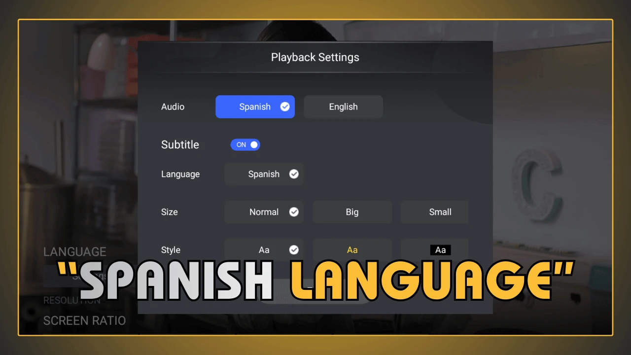Conteúdo em espanhol no YouCine APK